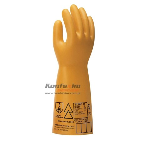 Rękawice ELSEC 10 kV, kl.1 elektroizolacyjne