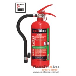 Gaśnica pianowa GW-2x A/VER-DIS 2 litry (do baterii Li-ion)