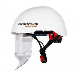 SECRA  Hełm z przyłbicą twarzy