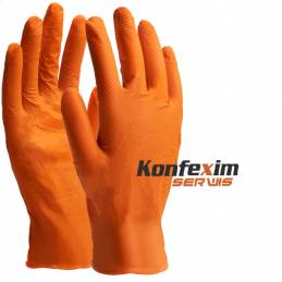Rękawice nitrylowe ORANGE...